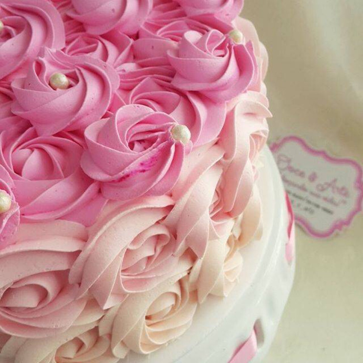美美的玫瑰蛋糕