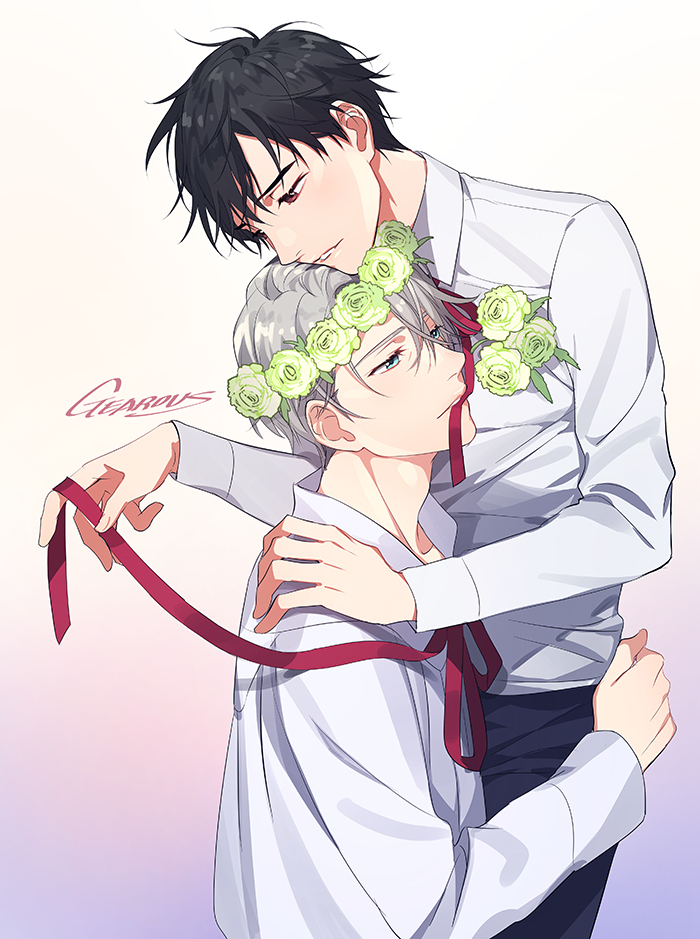 维勇【侵删致歉】冰上的尤里 yuri on ice p站画师 gearous 作品【侵