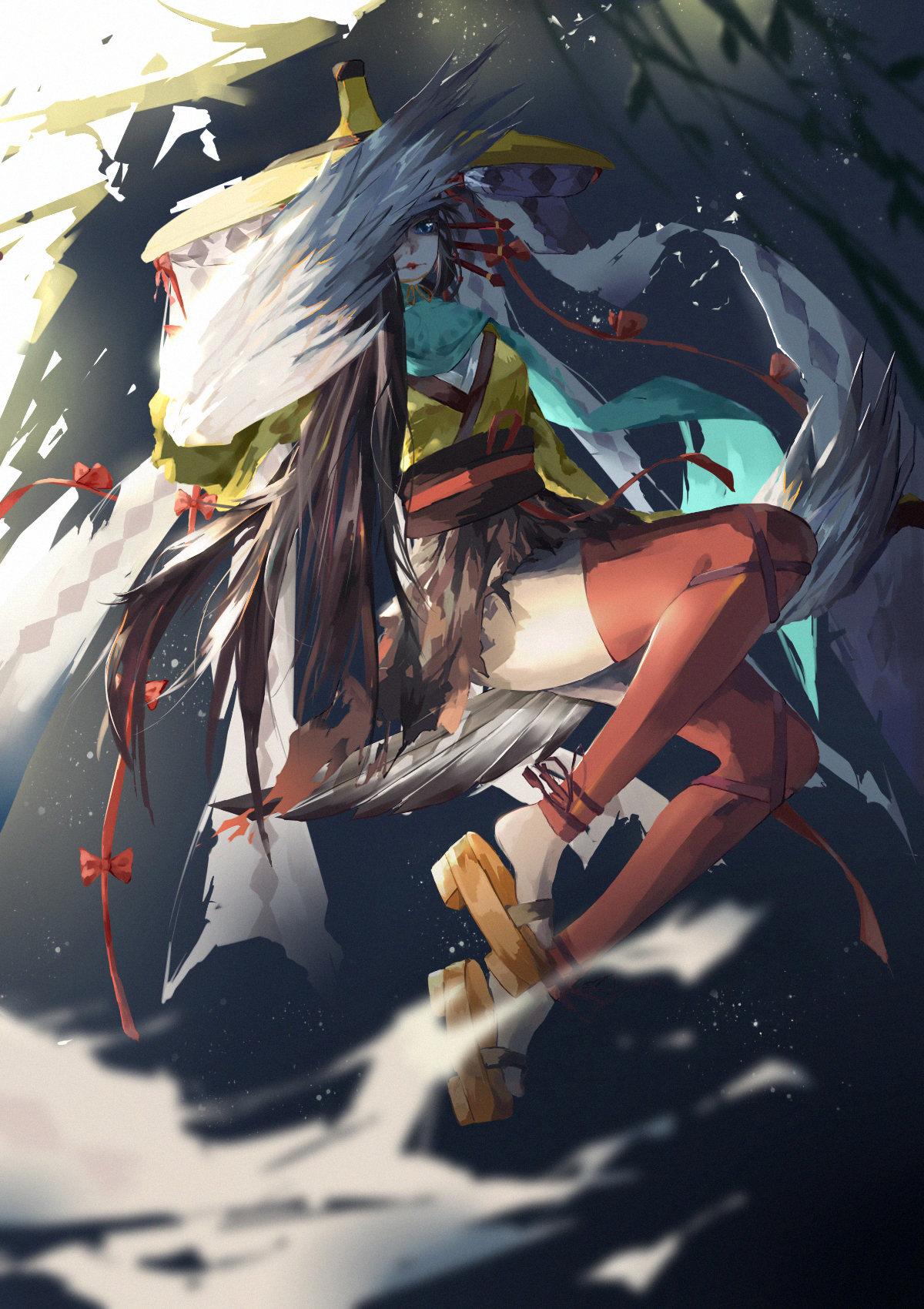 阴阳师 姑获鸟 画师:暮也muy 本作品pixiv id=62232889