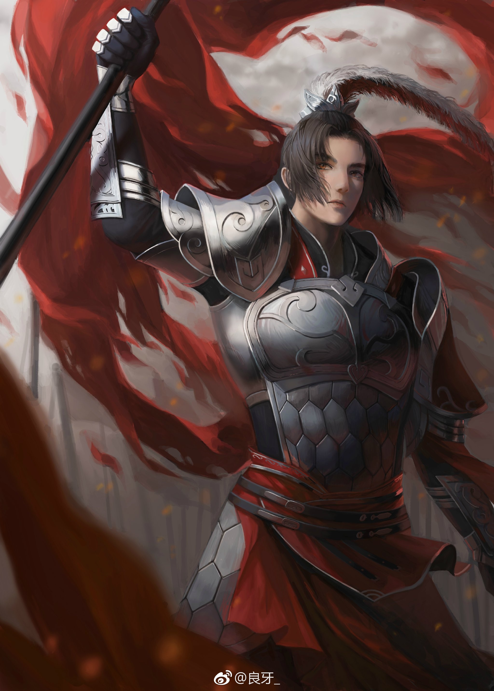 ヾ(*▽*)剑三,天策,军爷画手@良牙