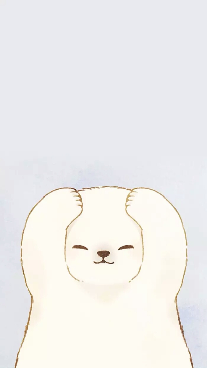 北极熊.可爱.小清新.壁纸