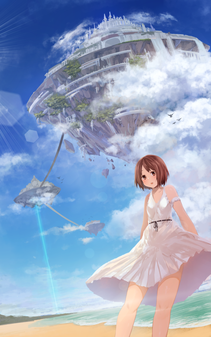 二次元 唯美 插画 意境