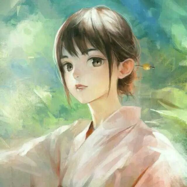 字图白边女头动漫背景表情古风小头像闺密情终于放假了表情包图片