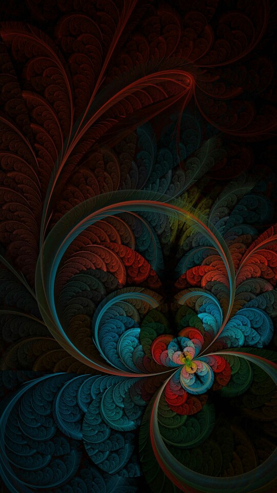 抽象画图案壁纸另类美暗系