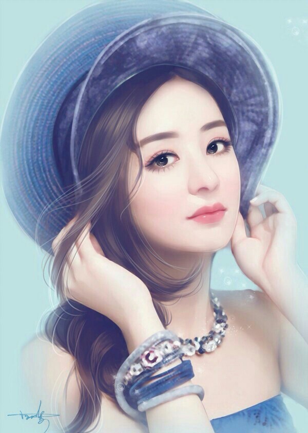 赵丽颖 唯美手绘