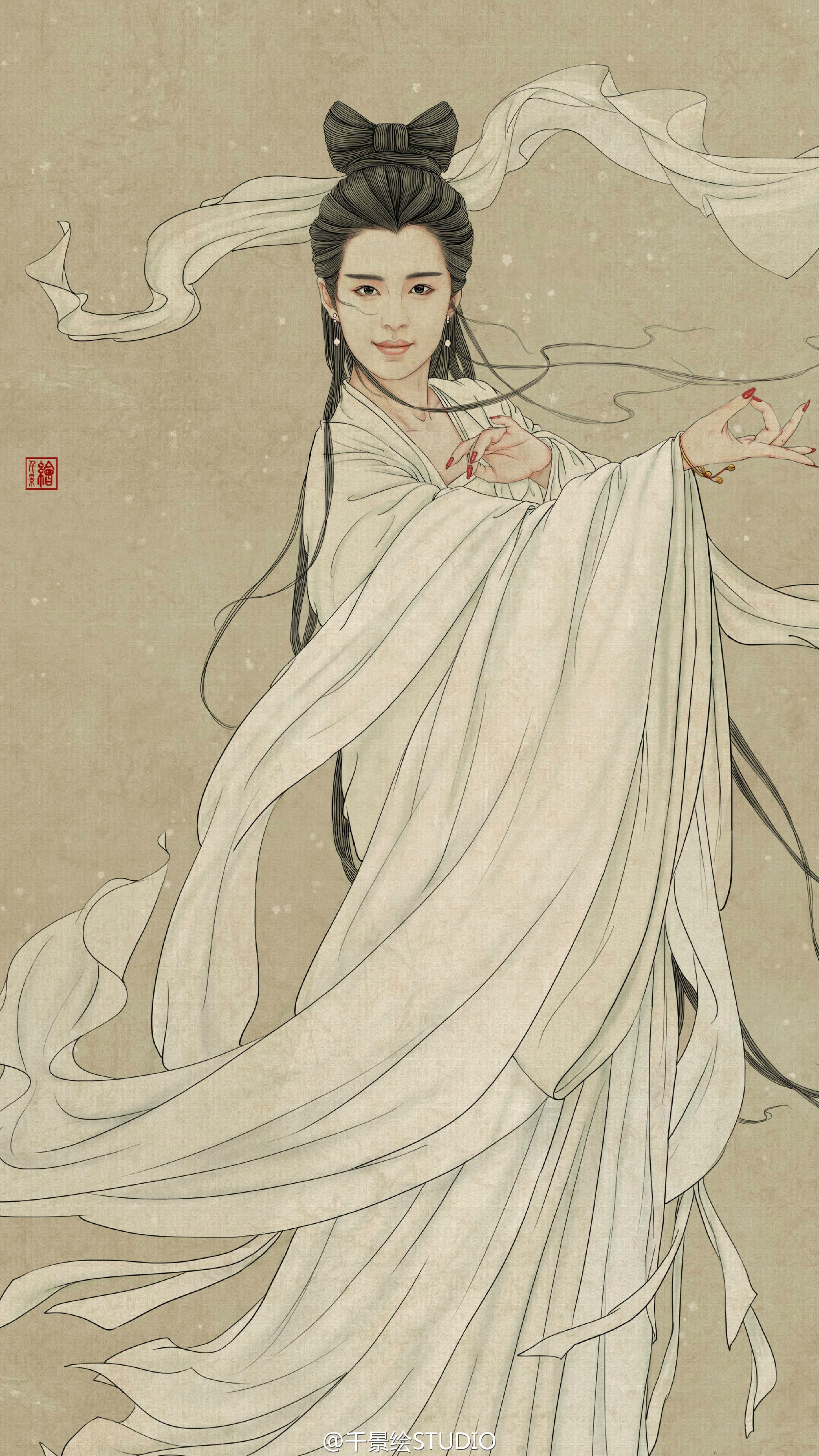 古风美人〕作者 千景绘