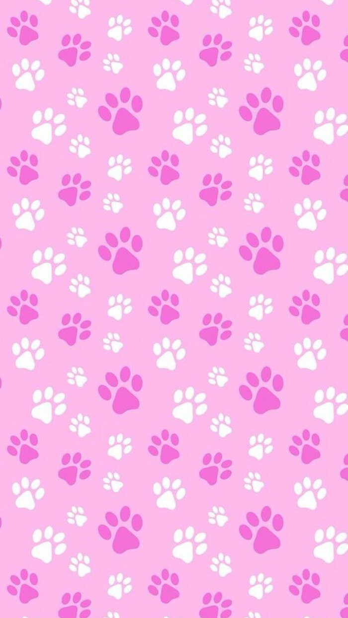 粉色猫爪壁纸图片
