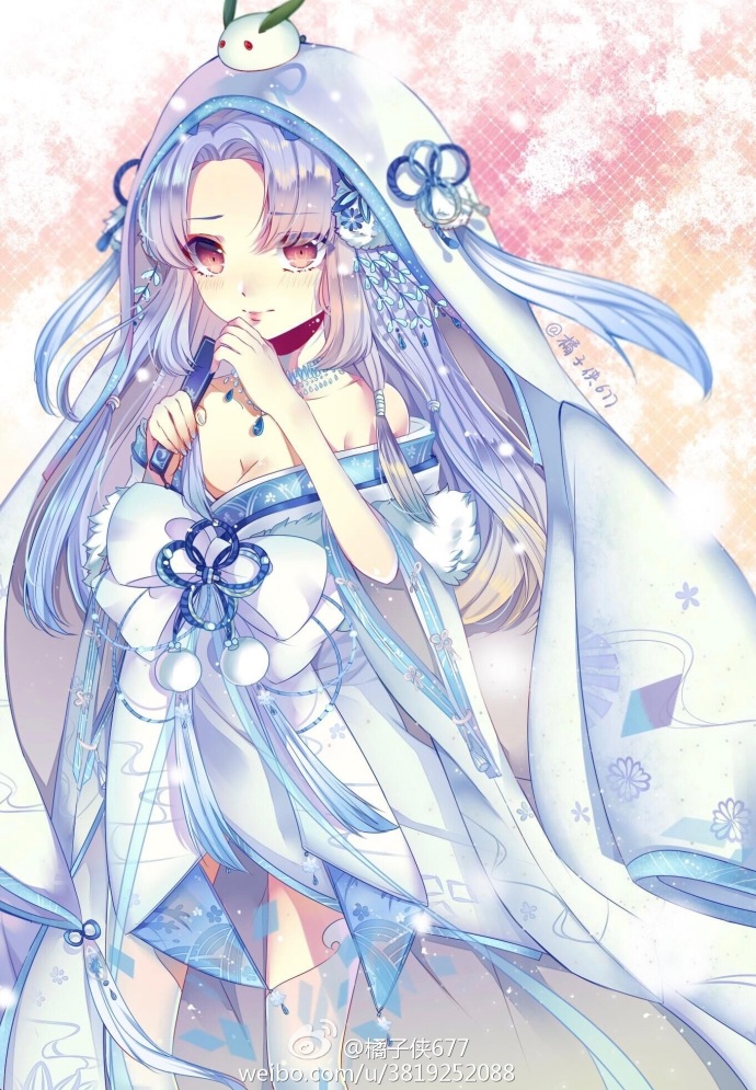 奇迹暖暖# 雪姬,重发一遍,兔子缩没了