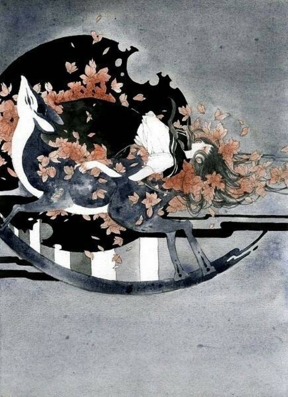 中国插画师sheep的作品,中国风美炸了! 古风插画壁纸