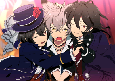 沐湷搬运偶像梦幻祭 大神晃牙 朔间零 朔间凛月 男子 少年 青年 可爱