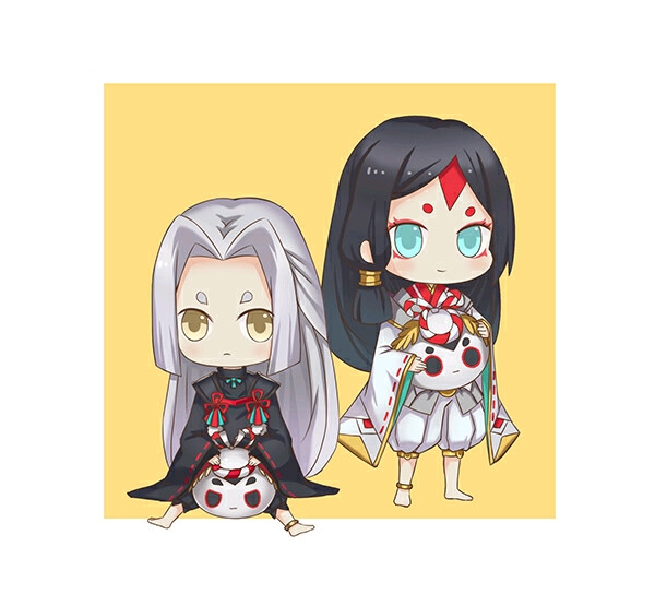阴阳师黑白童子