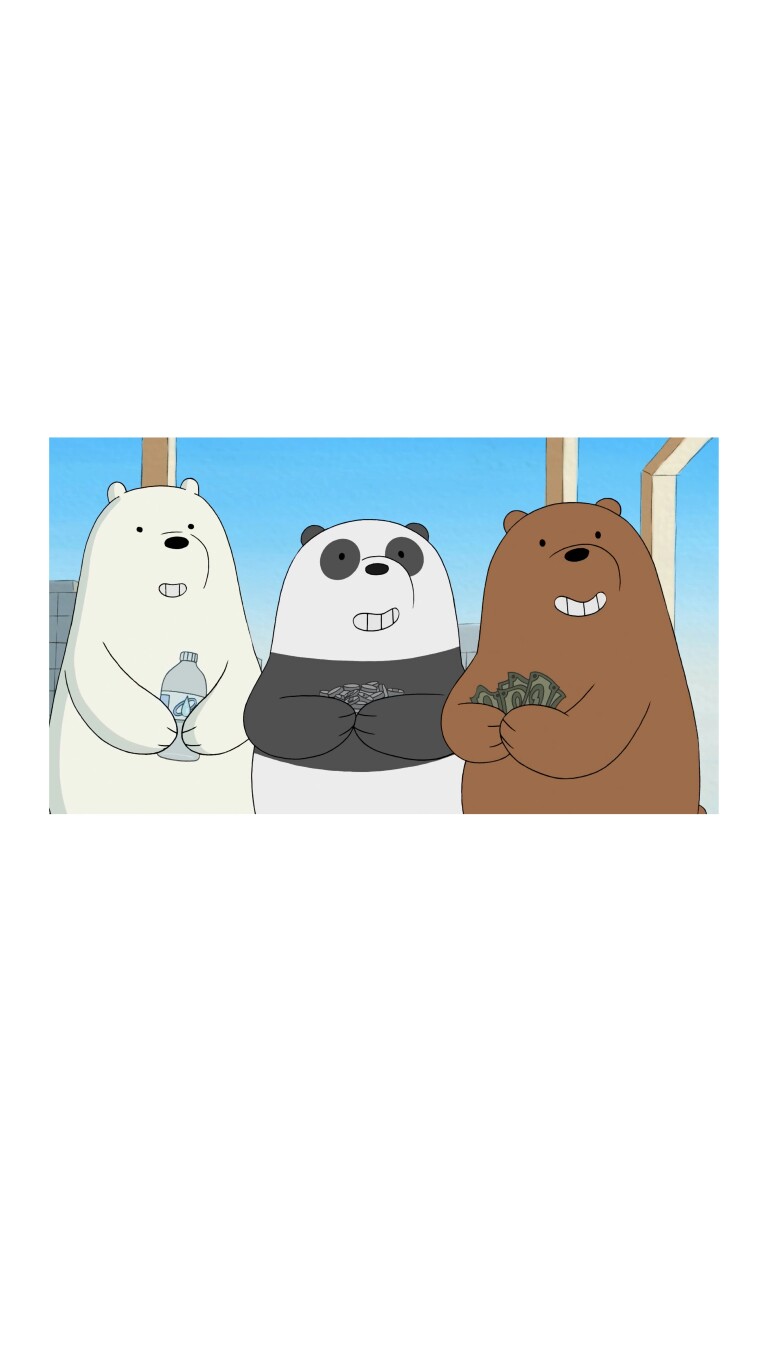 三只裸熊,头像,背景图