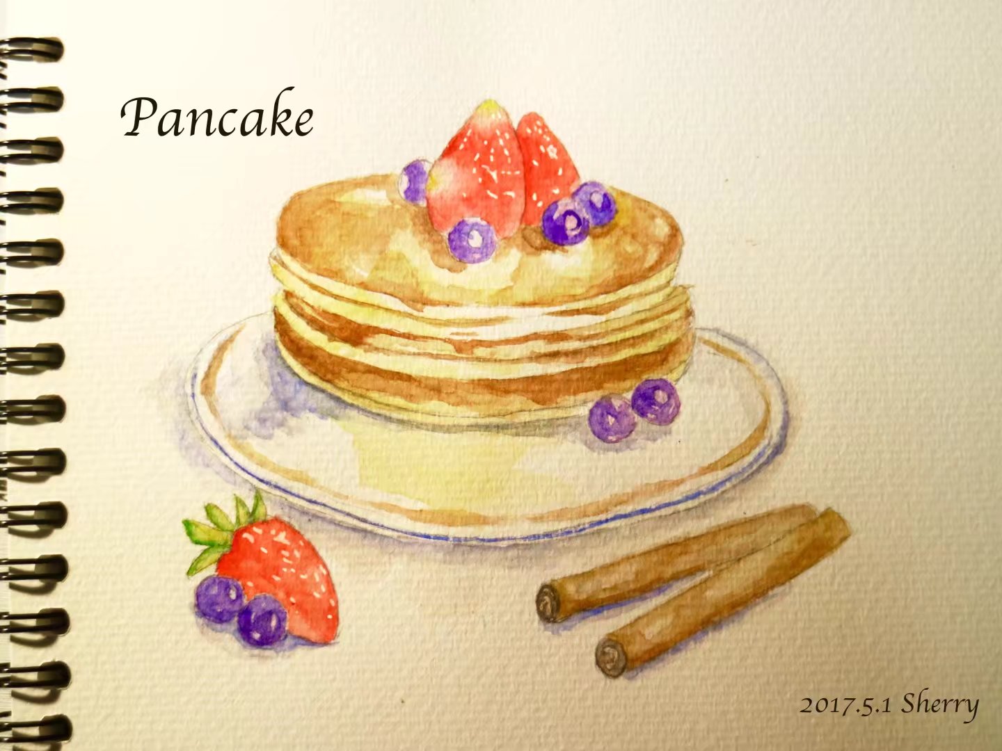 水彩pancake