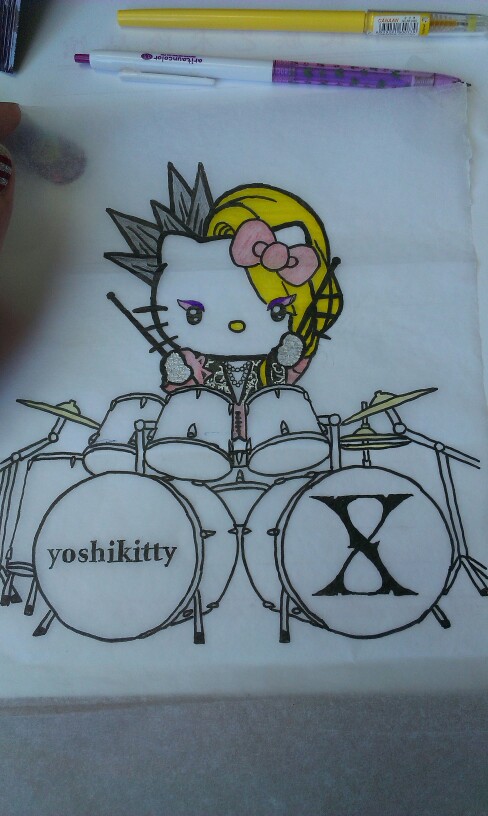 手绘yoshikitty
