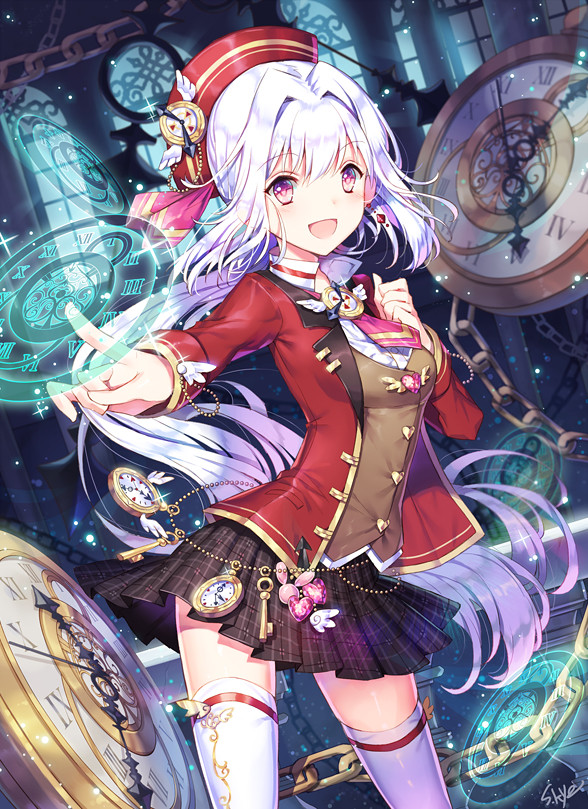 二次元少女白发