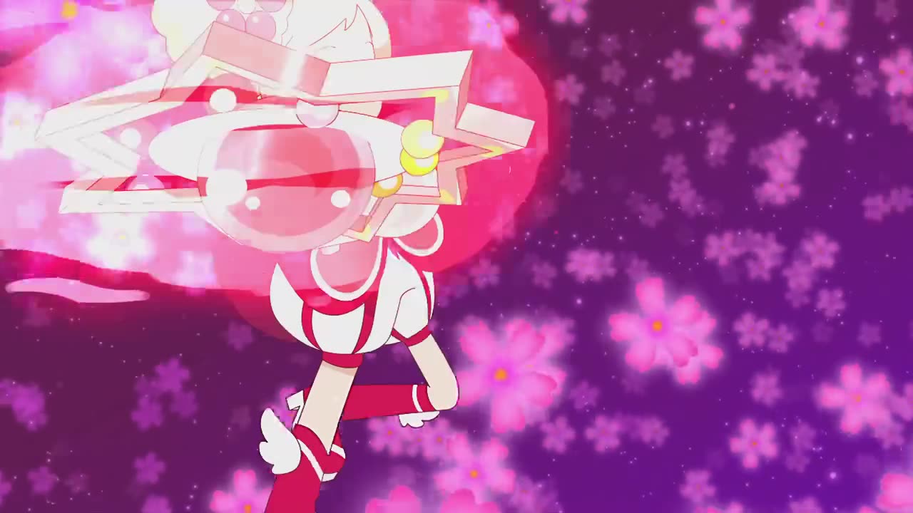 跟椿说出缔结的咒语的时候的变身 自截