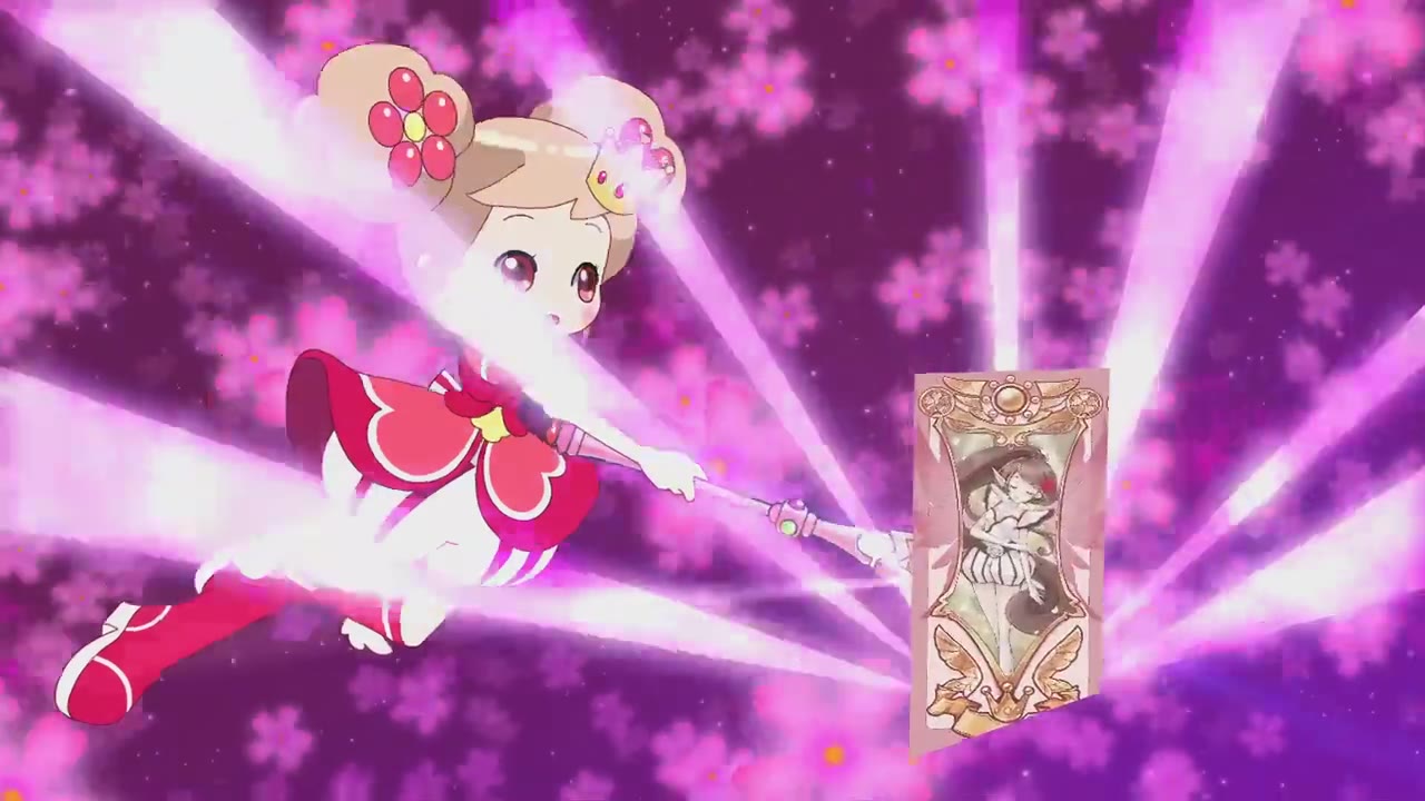 跟椿说出缔结的咒语的时候的变身 自截