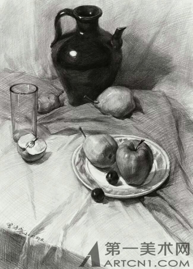 临摹素描静物