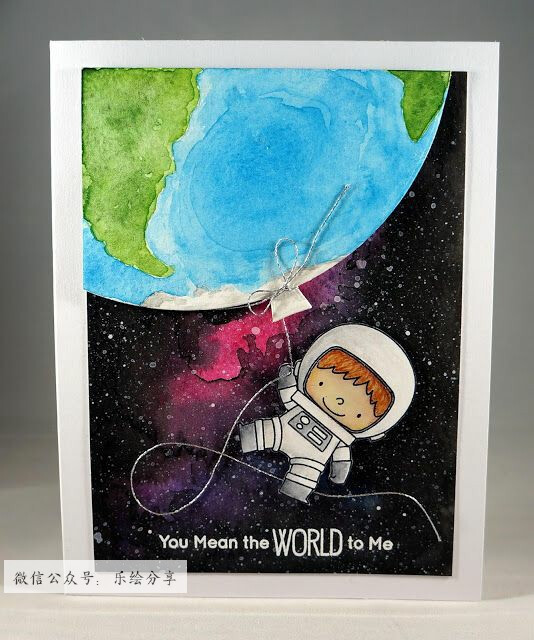 儿童画 科幻 宇宙