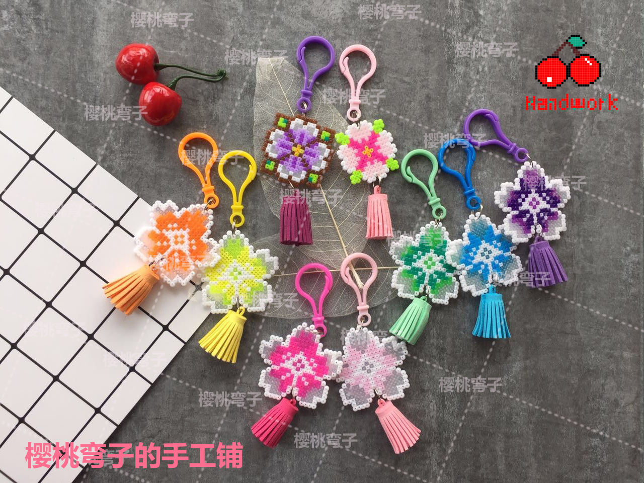 樱花拼豆~taobao:樱桃弯子手工铺wx:cherryhandwork