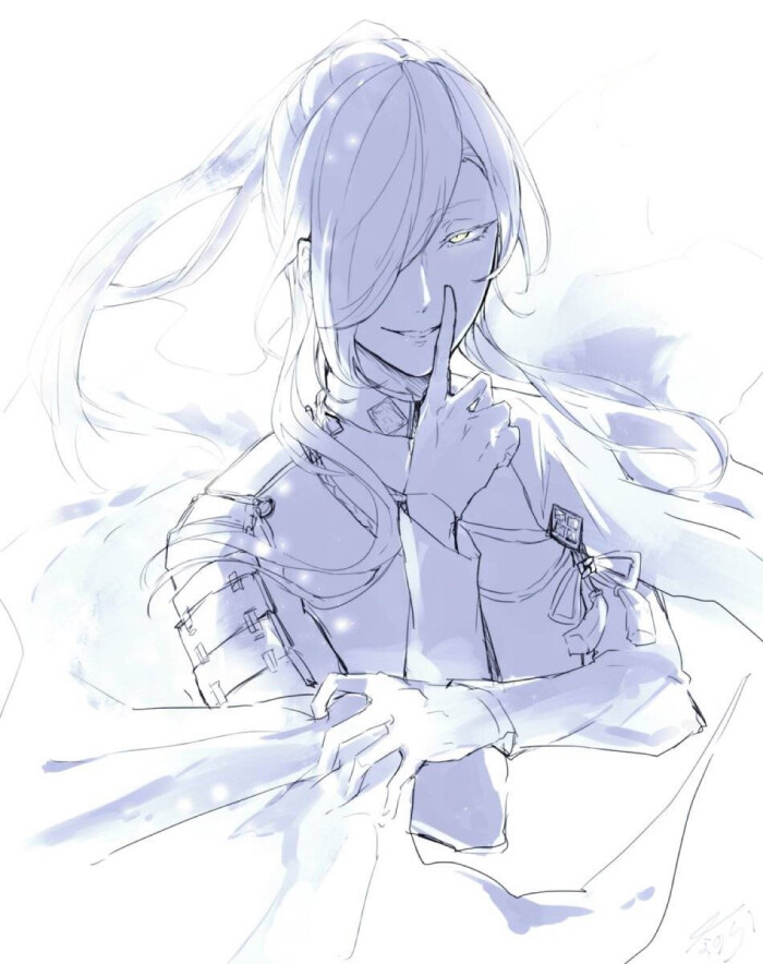 【刀剑乱舞】にっかりさん 笑面青江(无授权侵删)