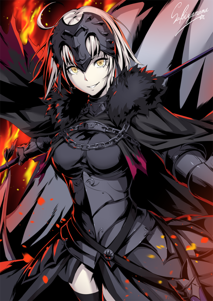 fate/grand order 黑贞德 绘师:sakiyamama 本作品pixiv id=62794713