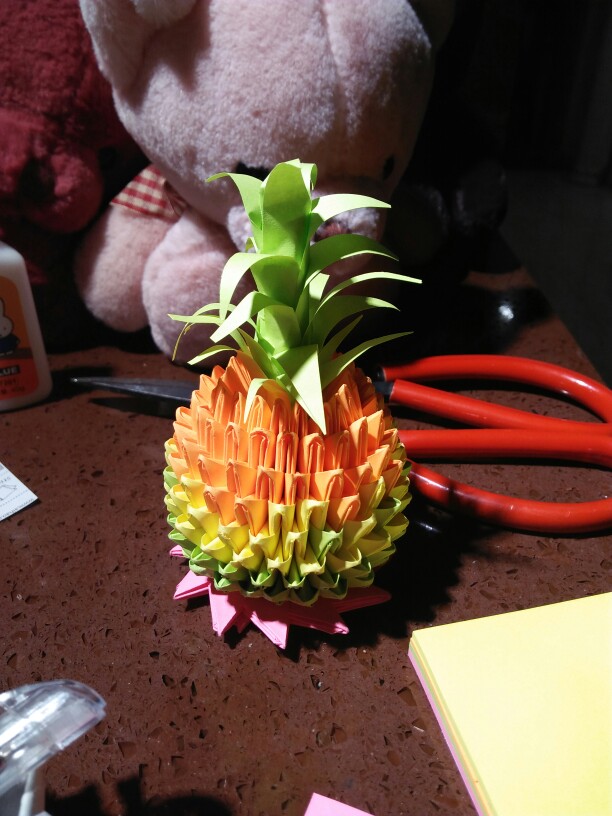 作业!三角插菠萝!