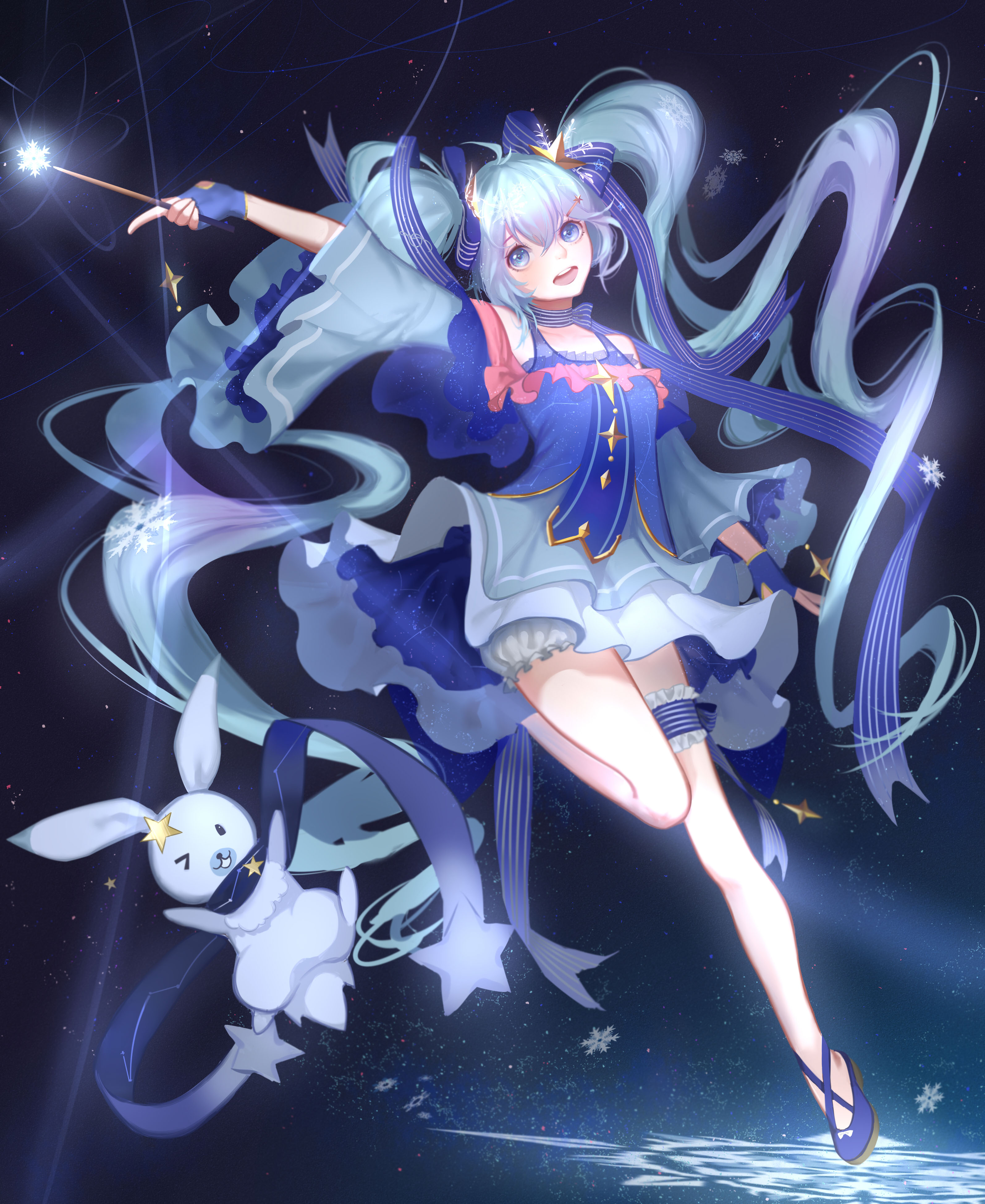 初音未来 雪未来2017 绘师 iron 本作品pixiv id=62418282