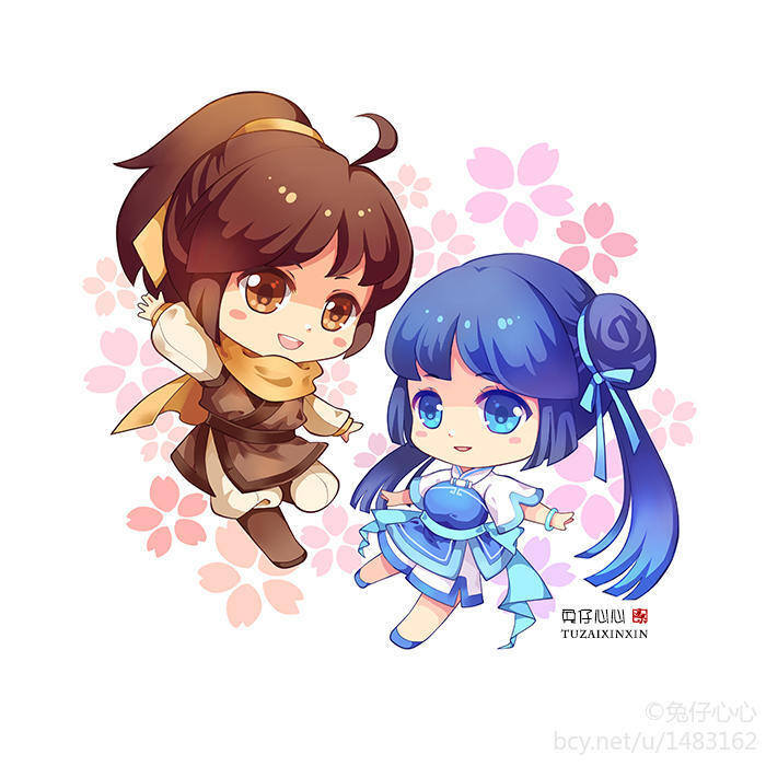 仙剑奇侠传#李逍遥#赵灵儿# cr:兔仔心哪