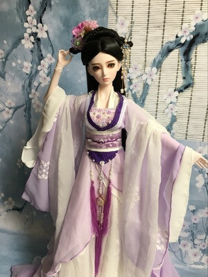 【函函娃衣】bjd 叶罗丽古装娃衣 1/3 1/4 大女 紫若婉颜