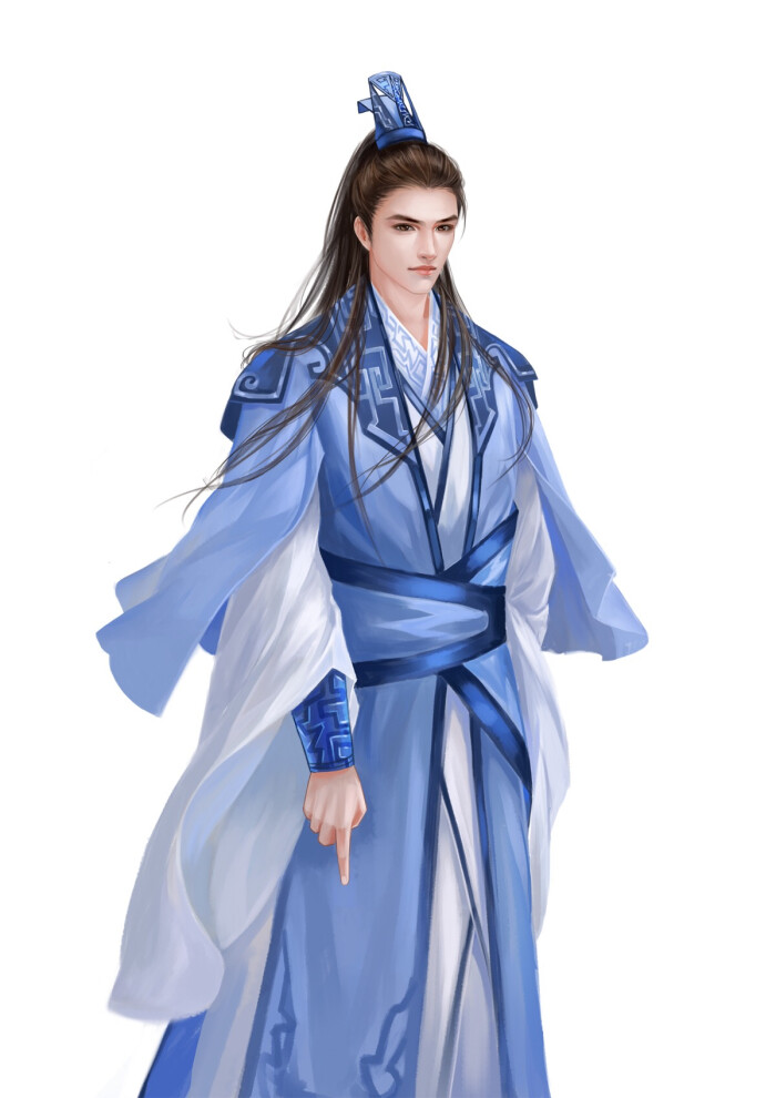 古风美男立绘