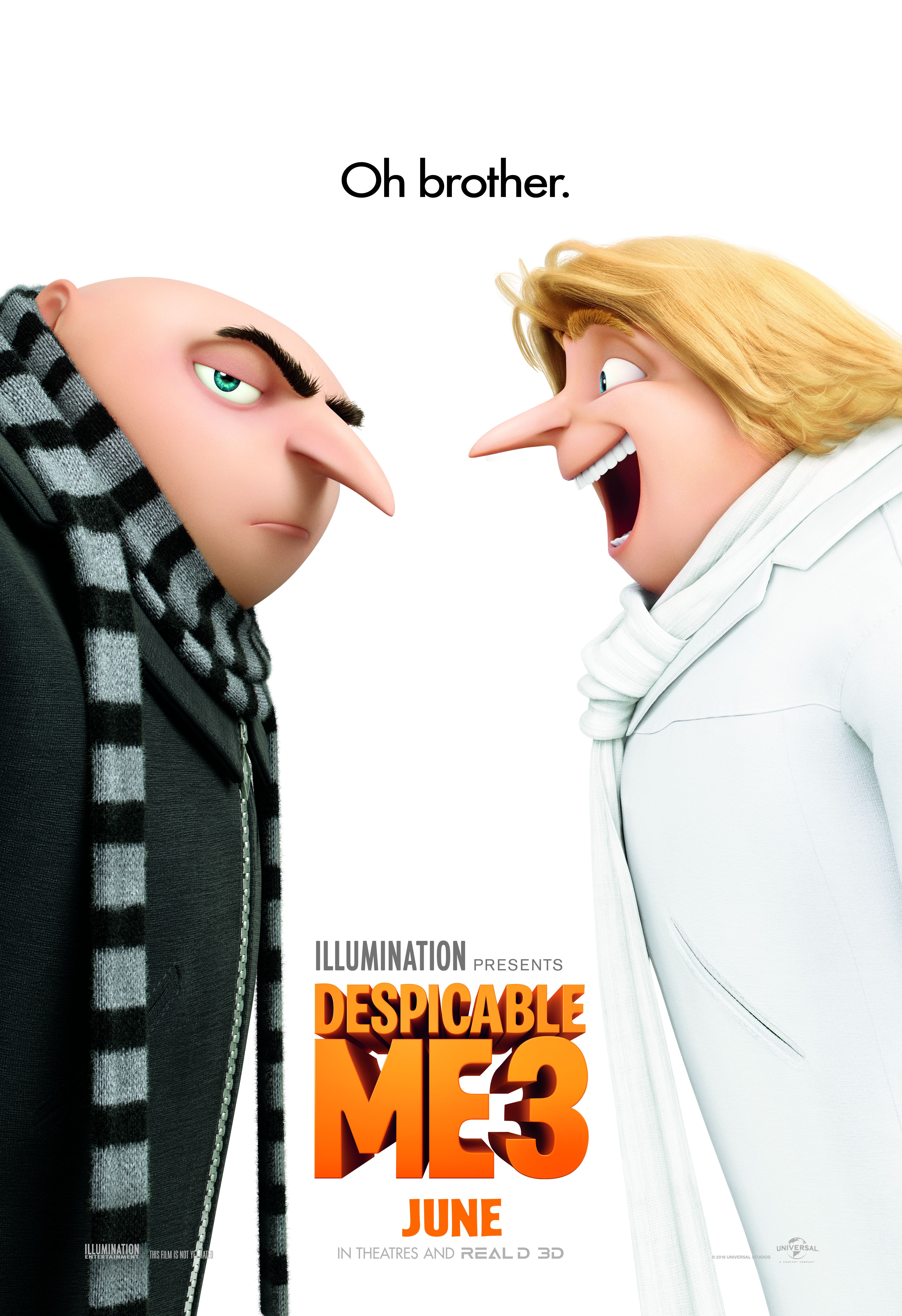 《despicable me 3》 卑鄙的我3 海报