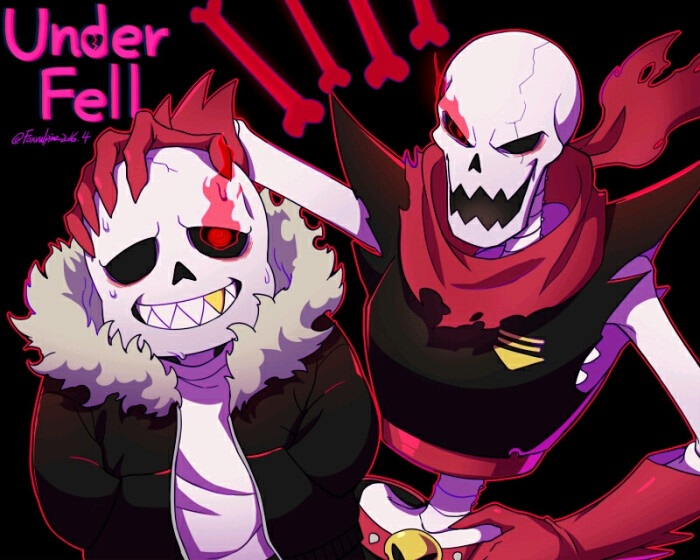 undertaleau——underfell(sans&papyrus)-堆糖,美好