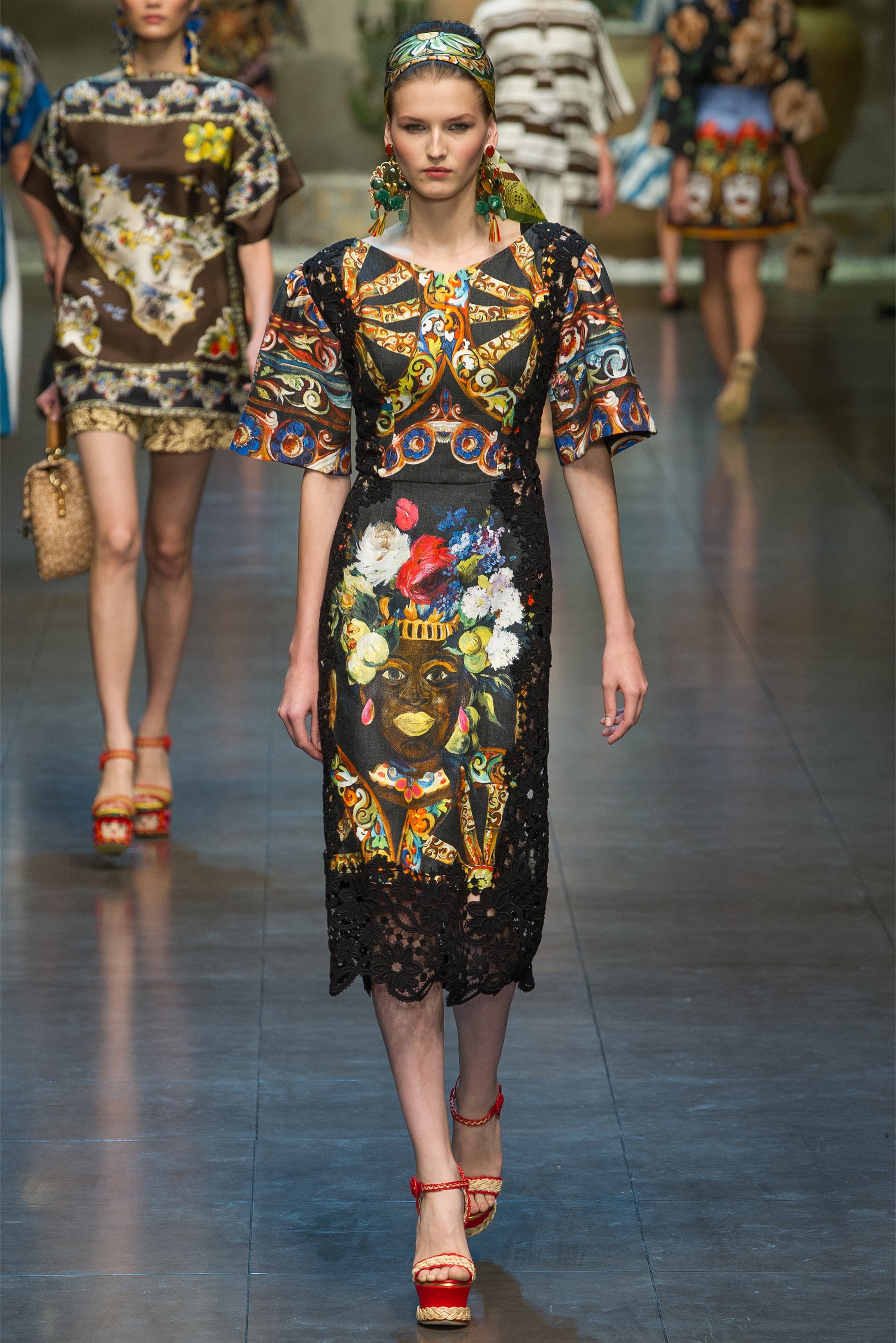 dolce & gabbana (杜嘉班纳)米兰时装周2013 春夏高级成衣系列