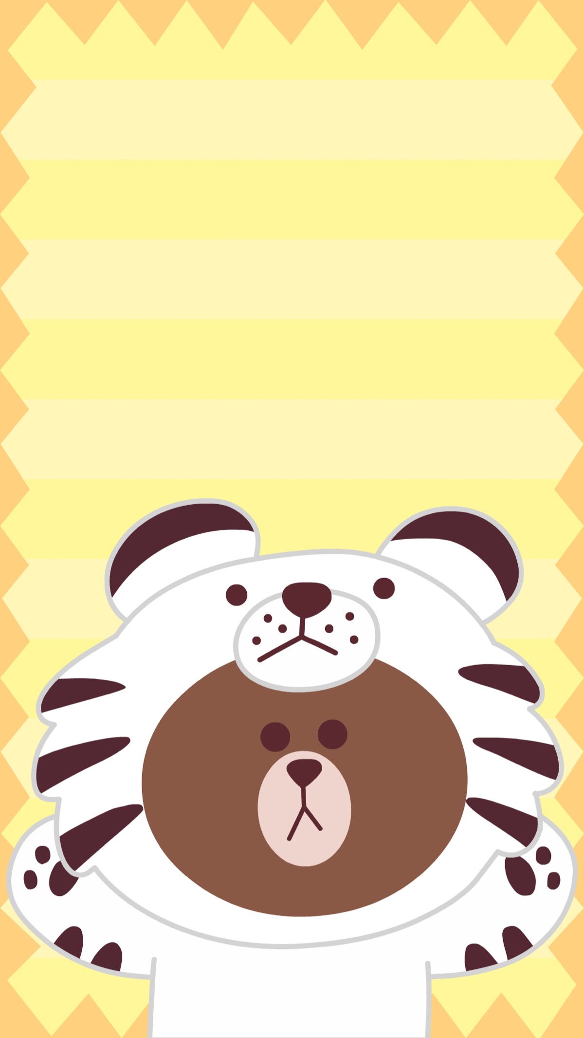 小熊手机壁纸 iphone,小熊手机壳同款壁纸 line friends 壁纸 iphone 可妮兔布朗熊 更多line friends壁纸请关注
