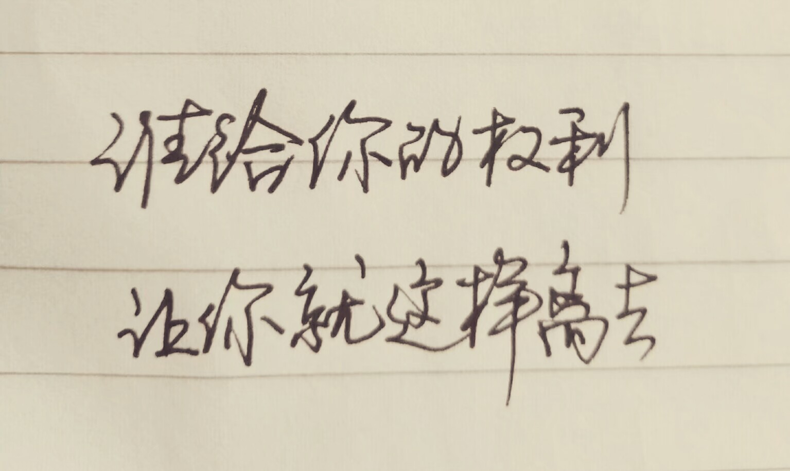 谁给你的权利,让你就这样离去 手写文字,伤感文字