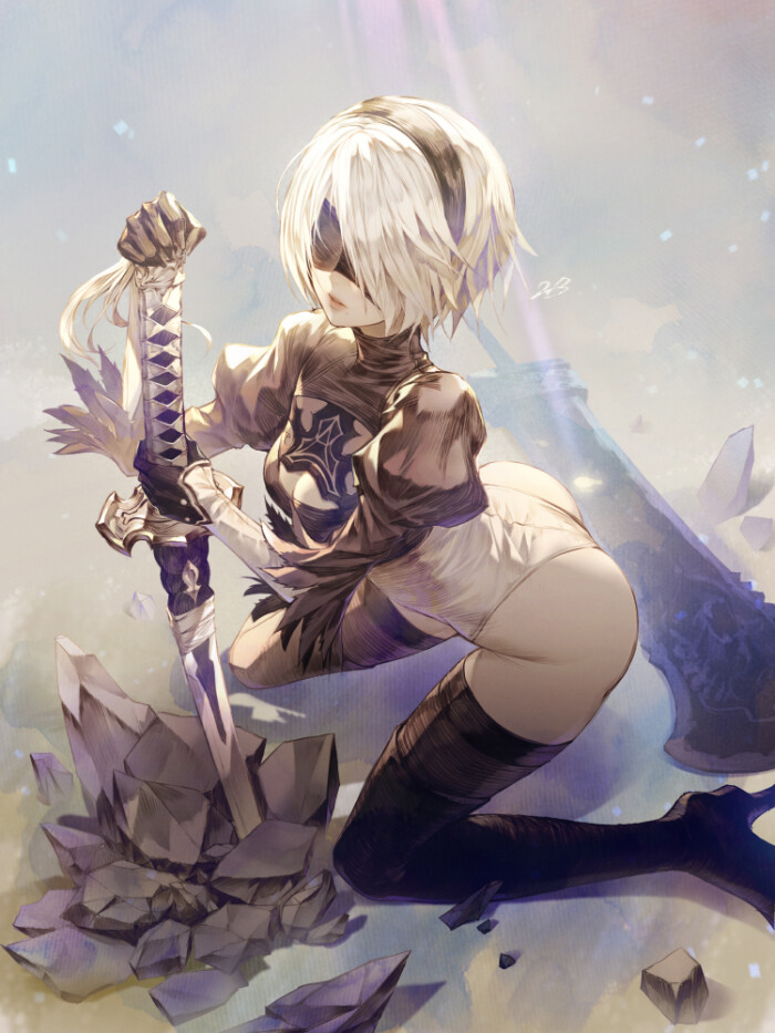 ヨルハ二号b型 2b nier:automata 尼尔:机械纪元