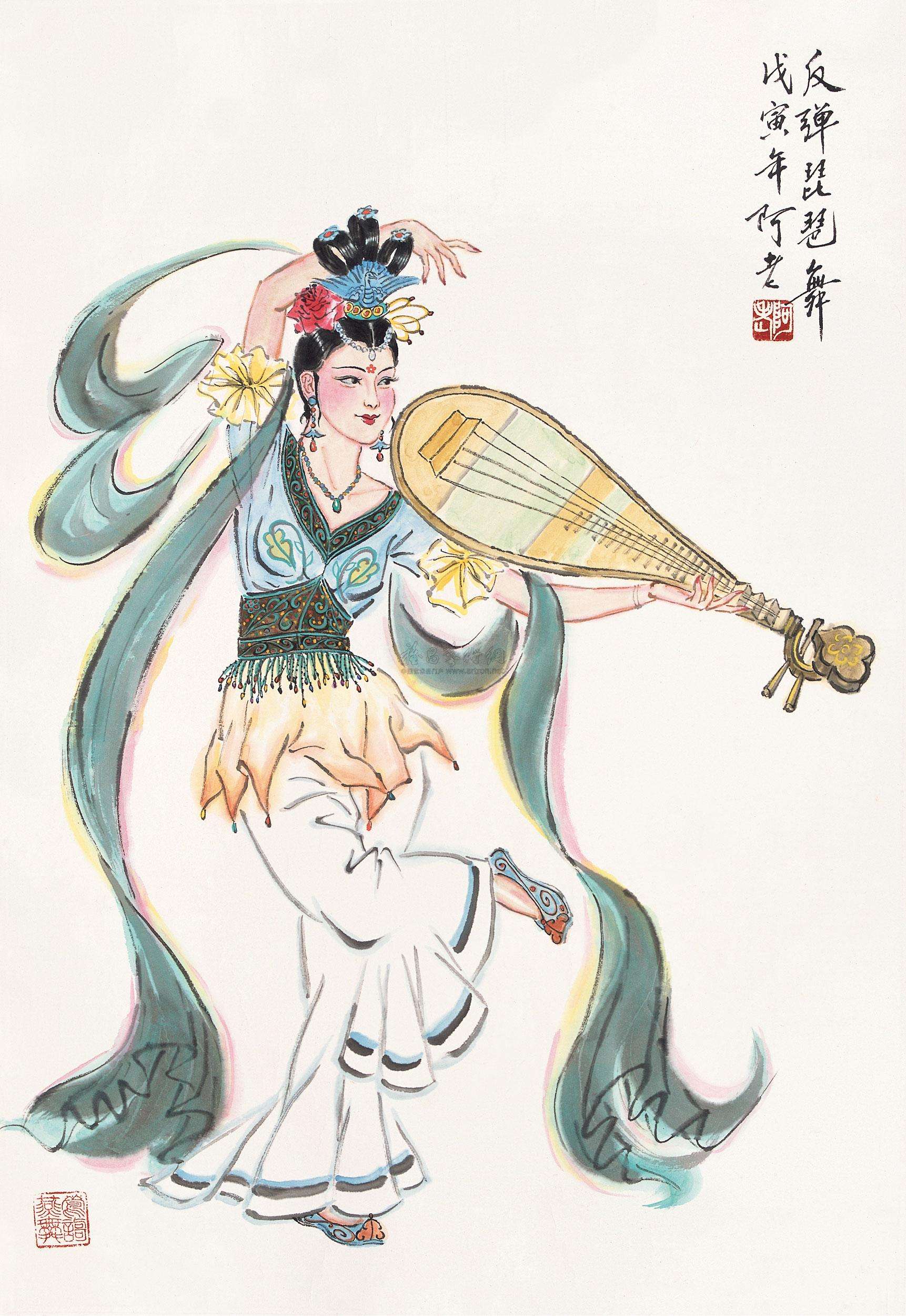 反弹琵琶舞 作者:阿老