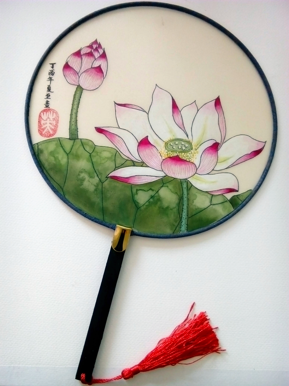 团扇花卉.