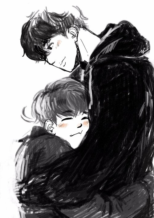 灿白手绘图 漫画 插画 exo手绘图 灿白手绘 exo壁纸