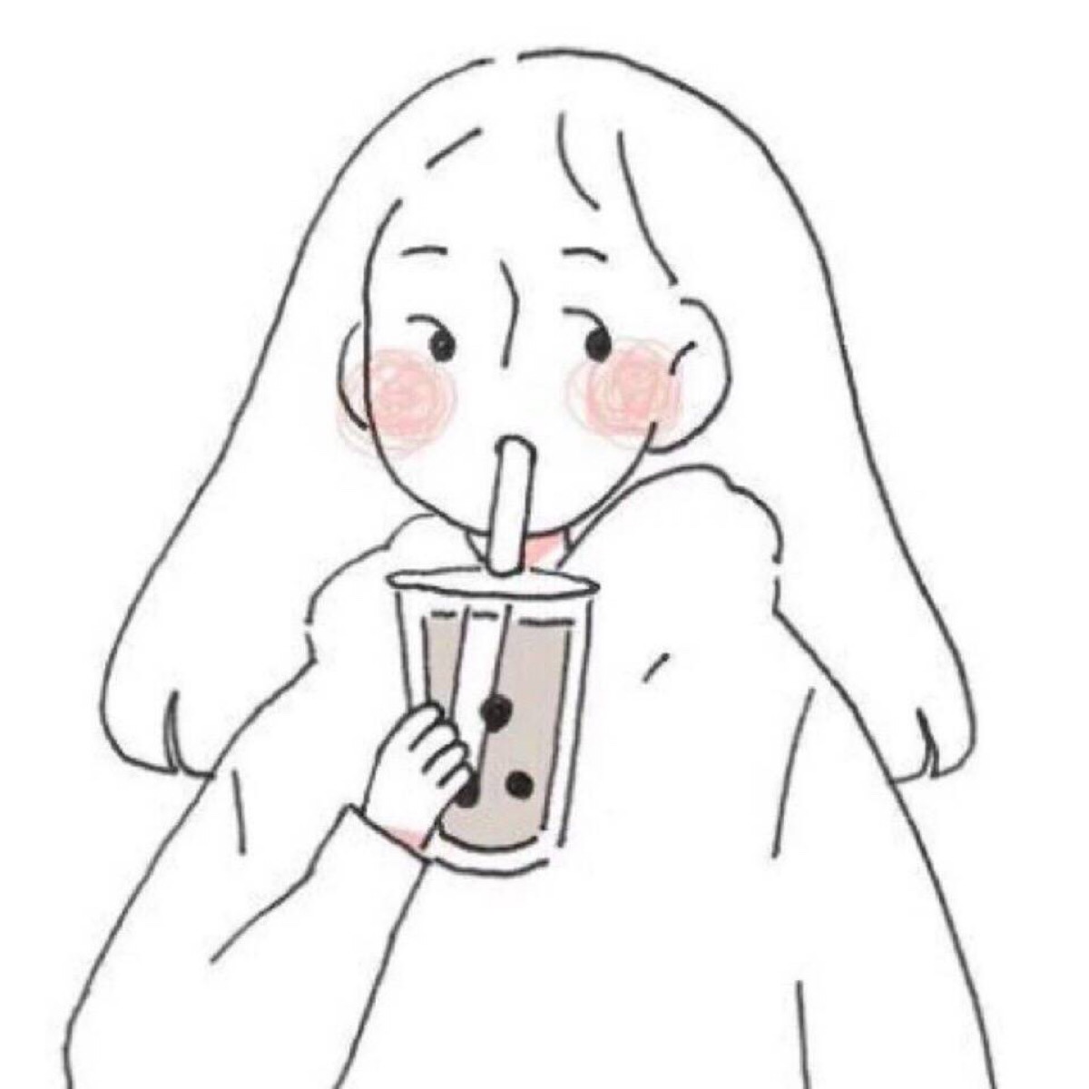 软妹 少女 可爱 双马尾 头像 女头