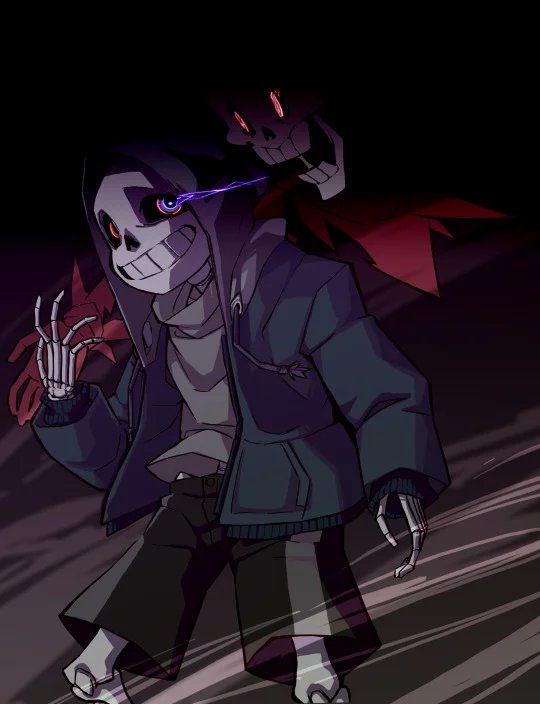 murdertale,murdertimetrio undertaleau——dusttale(murder&papyrus) d-han作品