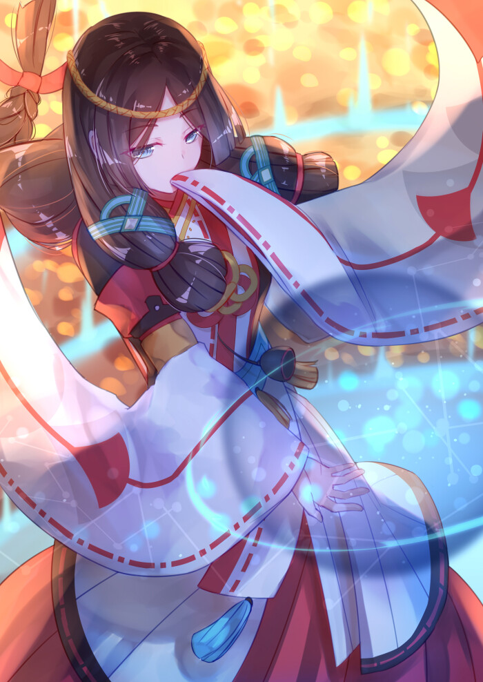 阴阳师 八百比丘尼 绘师:sll 本作品pixiv id=63237380