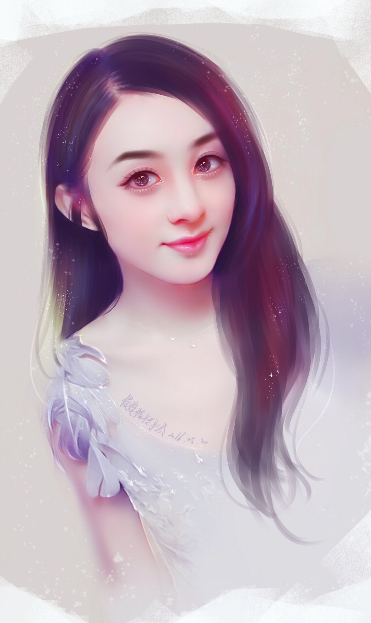 赵丽颖手绘