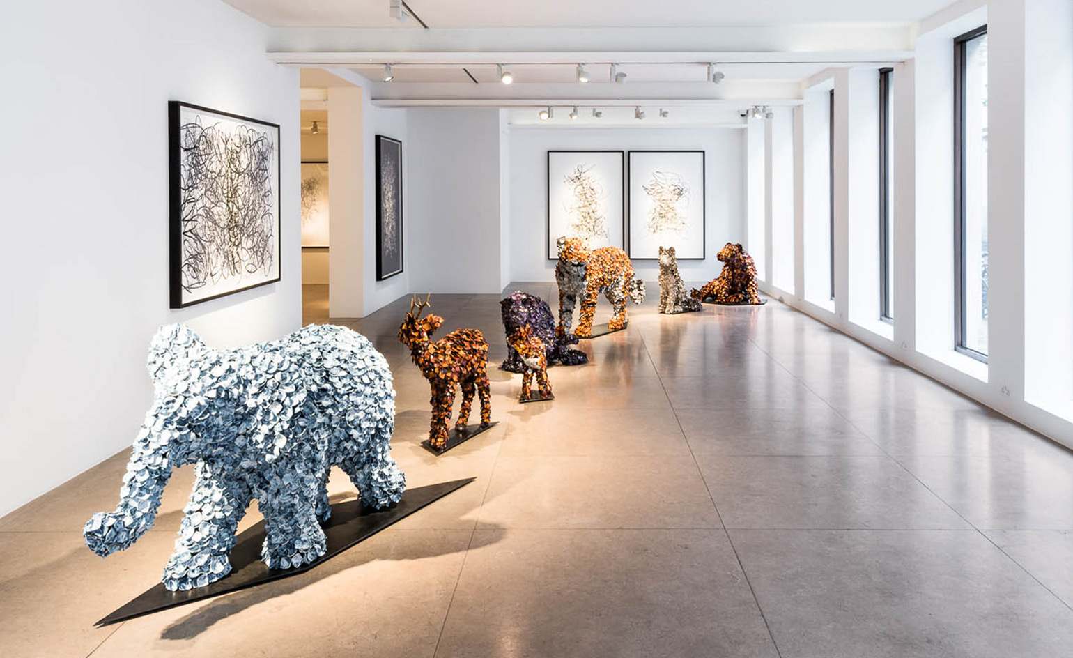 ceramic animals artworks by barnaby barford 雕塑 艺术 设计 展示