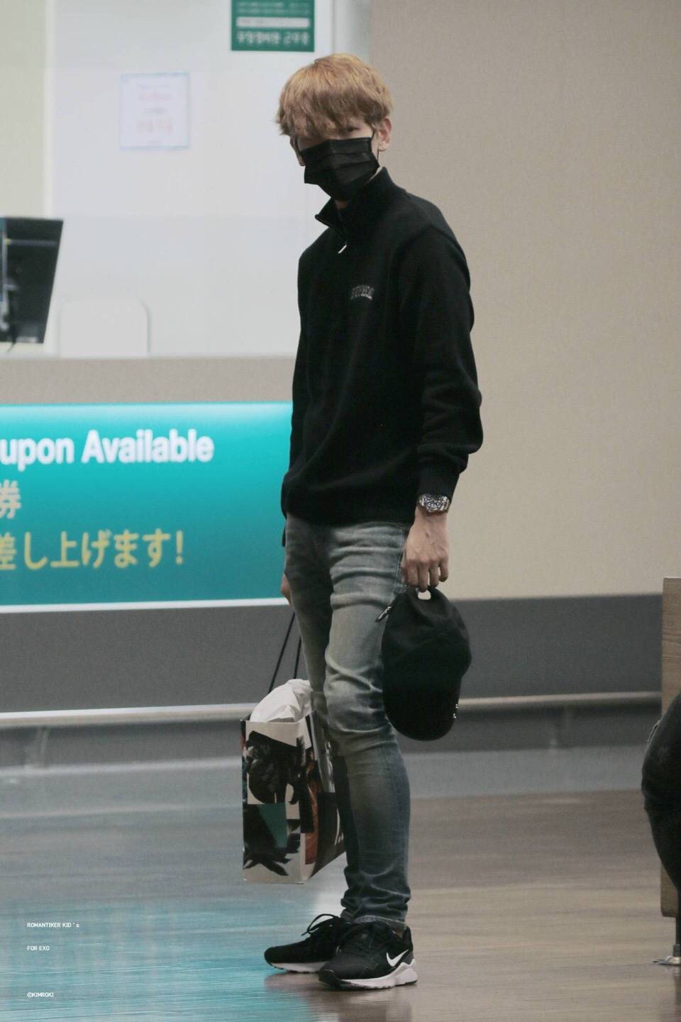 exo 边伯贤 baekhyun 盛世美颜边伯贤 机场系列图 crlogo