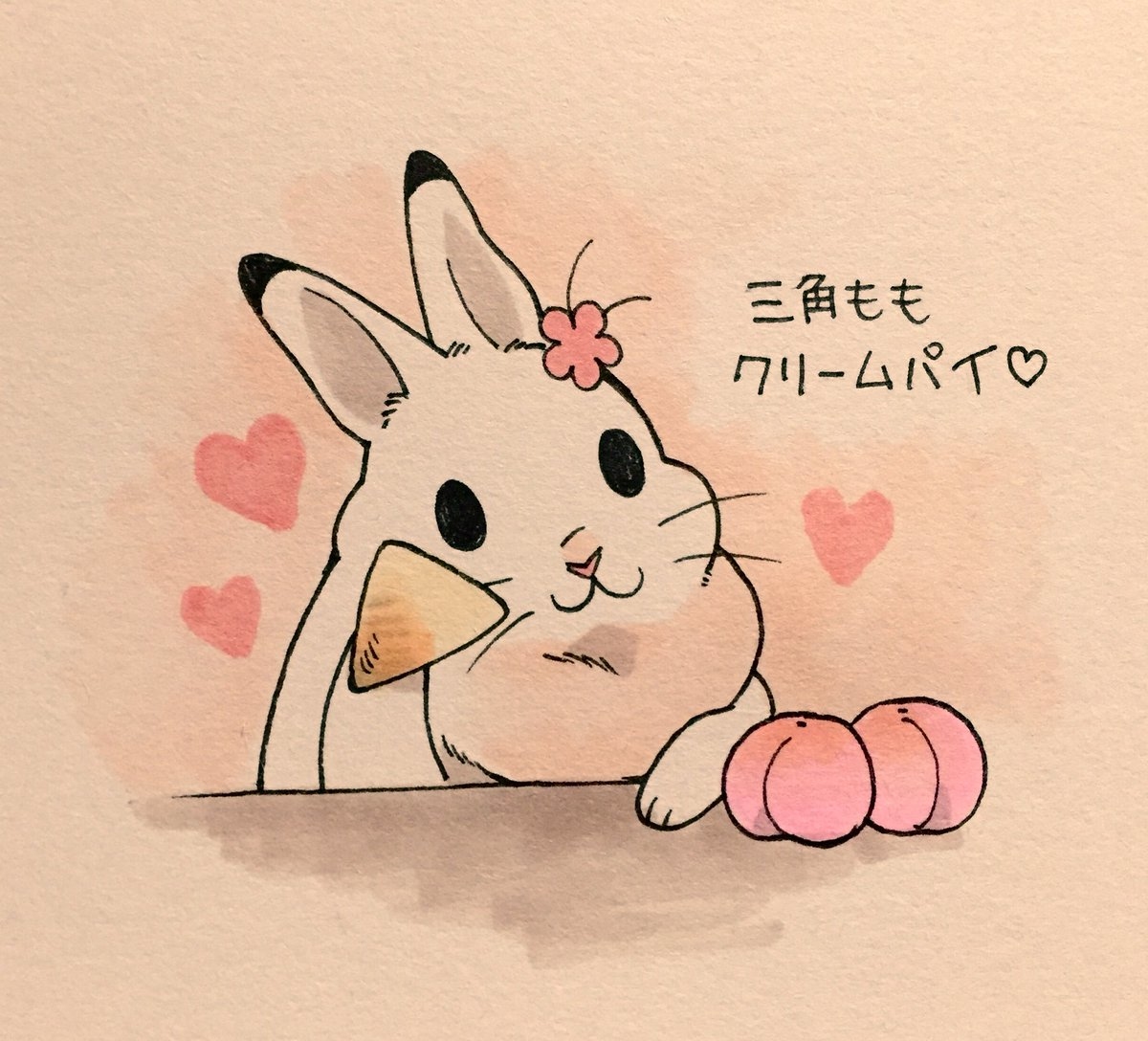 手绘 兔子 p站 画师:井口病院