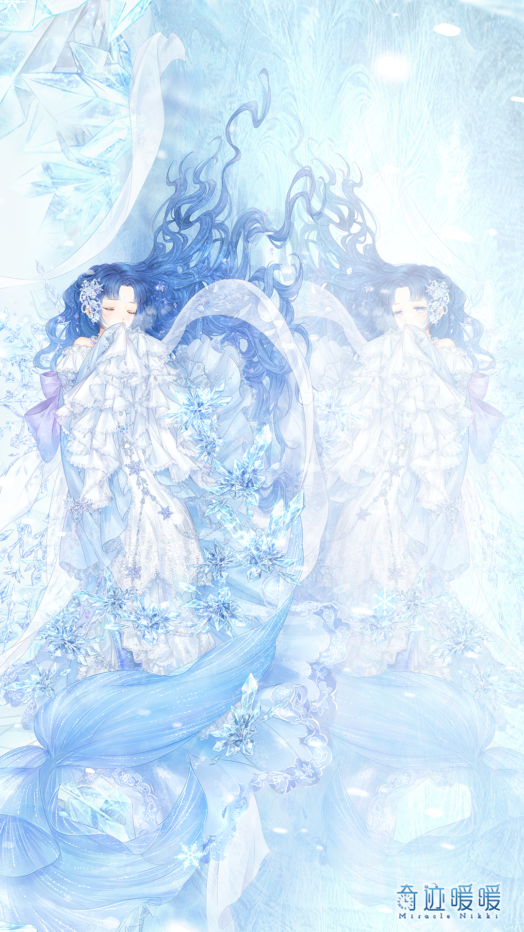 奇迹暖暖 官方手机壁纸 飘渺之雪