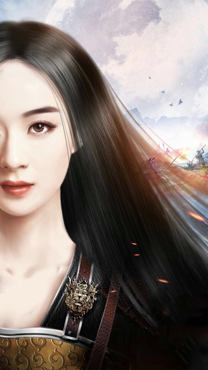 赵丽颖真人转手绘,(我们都是孤独的鬼.都有一张伪善的嘴.)