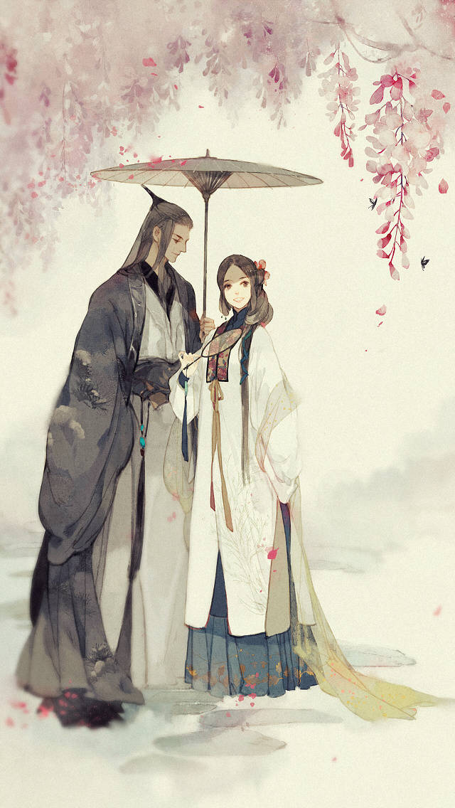 古风 高清壁纸 唯美 小清新 可爱 森系 人间有味是清欢 @眠狼